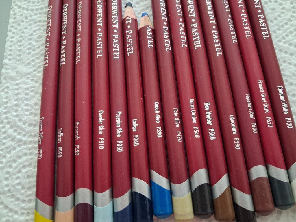Derwent pastel potloden, Ophalen of Verzenden, Zo goed als nieuw, Potlood of Stift
