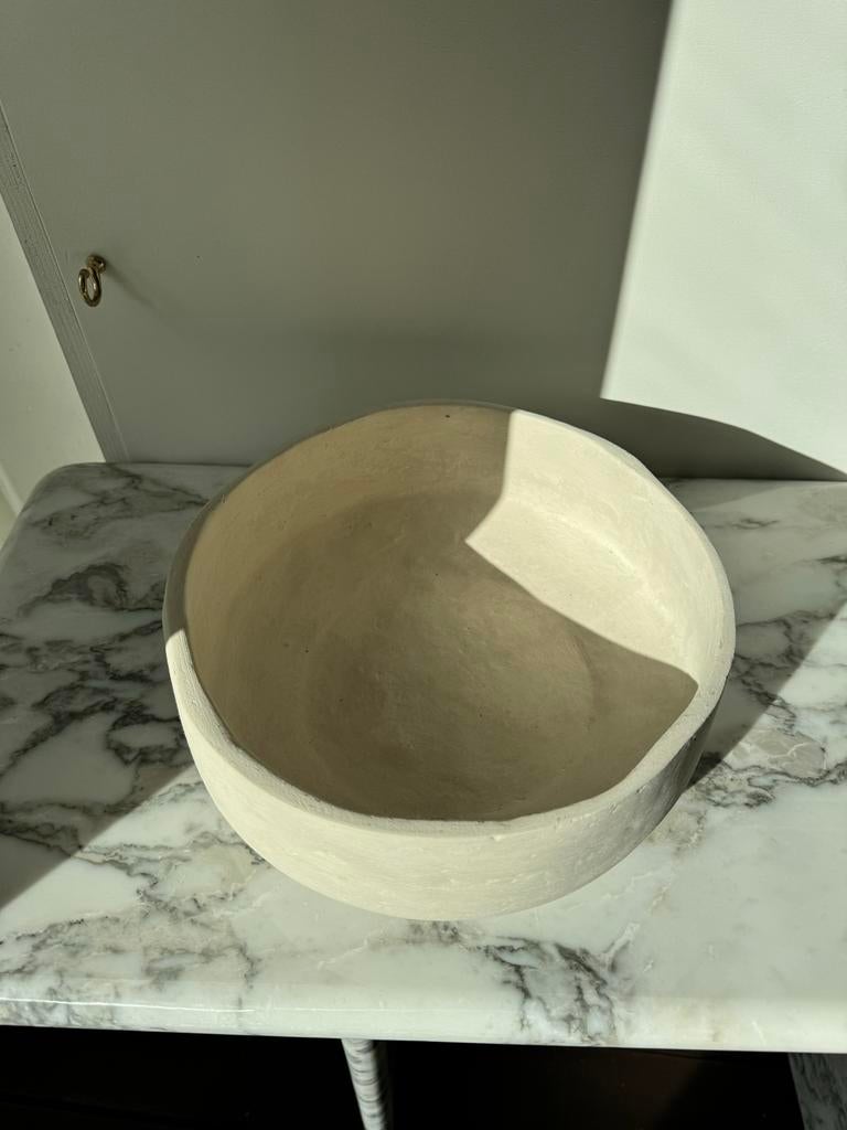 Decoratieve schalen van klei, Ophalen of Verzenden, Zo goed als nieuw, Rond