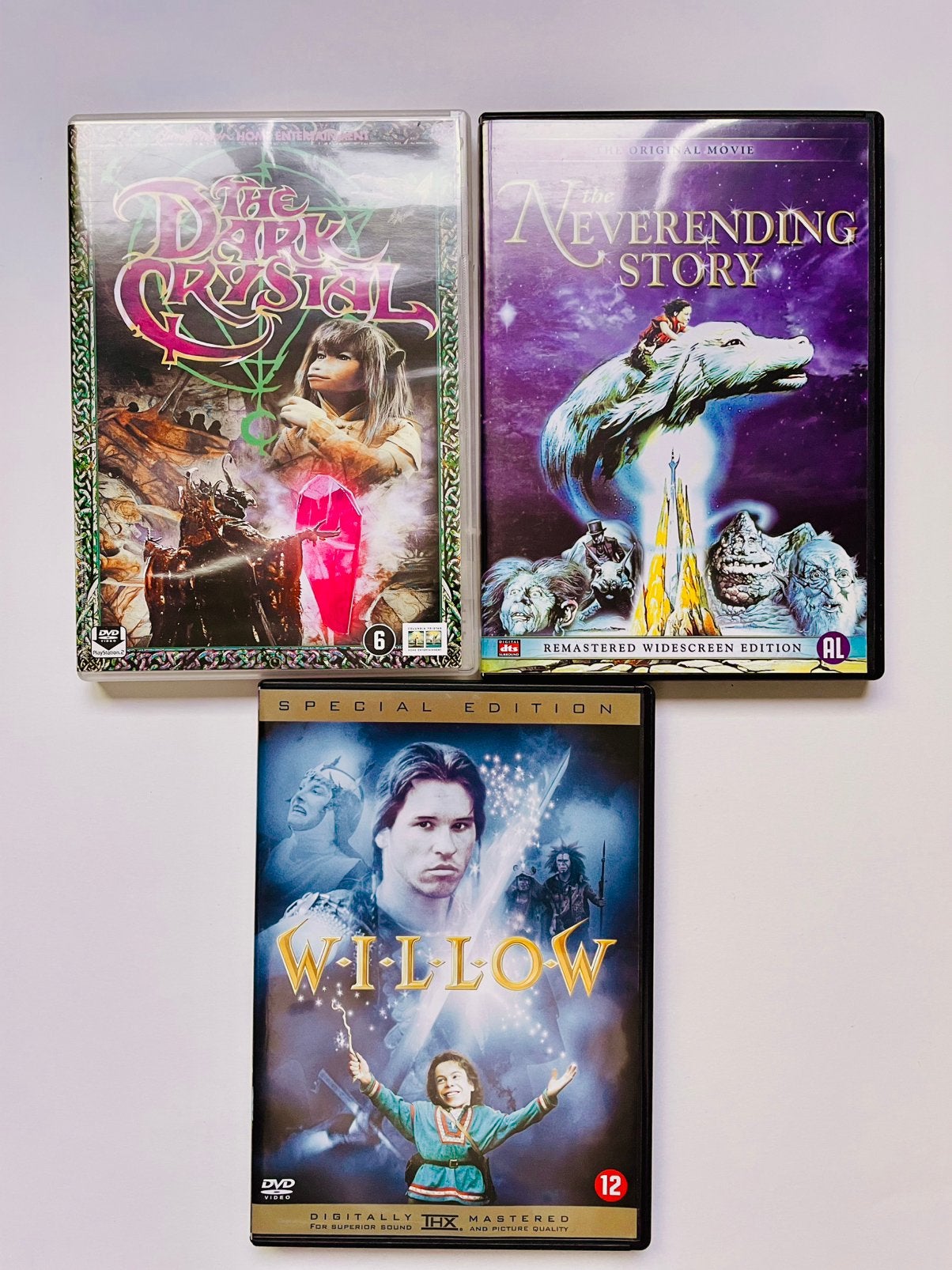 Dark Crystal, The NeverEnding Story & Willow, Ophalen of Verzenden, Zo goed als nieuw