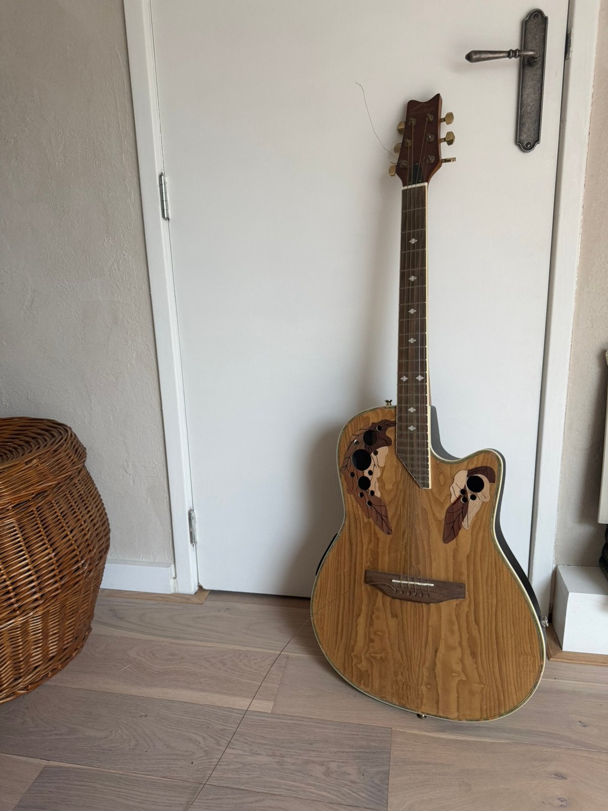 Prachtige akoestische gitaar (stijl Ovation), Ophalen, Gebruikt, Solid body, Overige merken