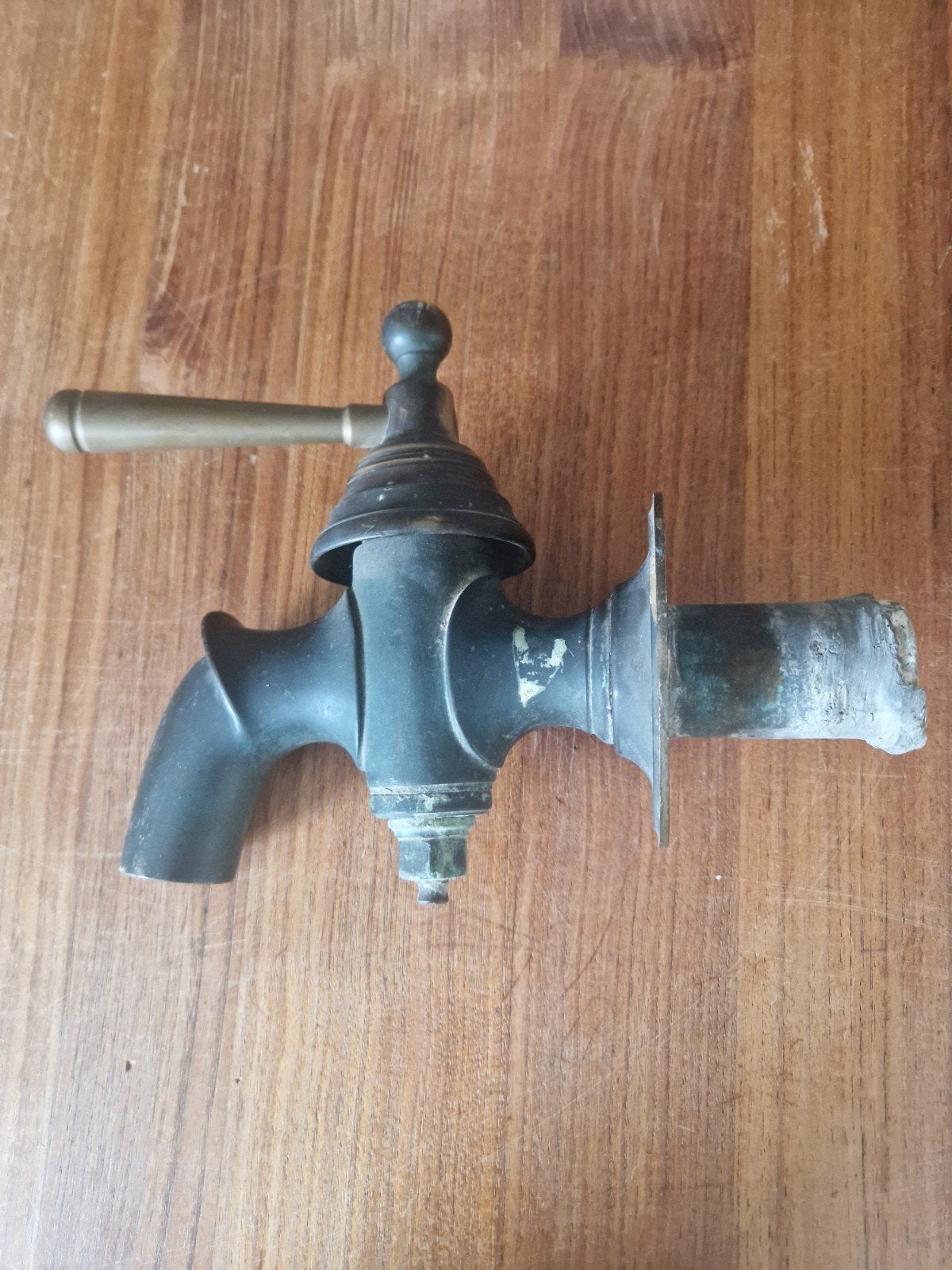 Antieke koperen kraan - Decoratief of voor restauratie, Antiek en Kunst, Ophalen, Koper