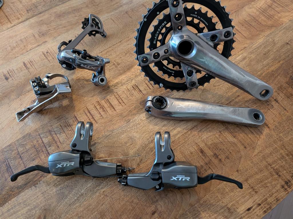 Shimano XTR M960 groepset 3x9 speed met Dual Control, Ophalen