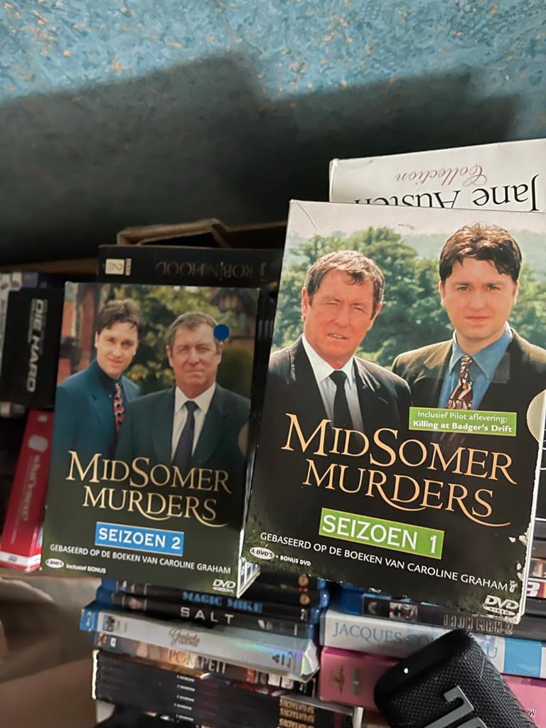 Midsomer Murders Seizoen 1 & 2 DVD Boxset - Misdaadserie, Vanaf 12 jaar, Ophalen of Verzenden, Gebruikt, Thriller
