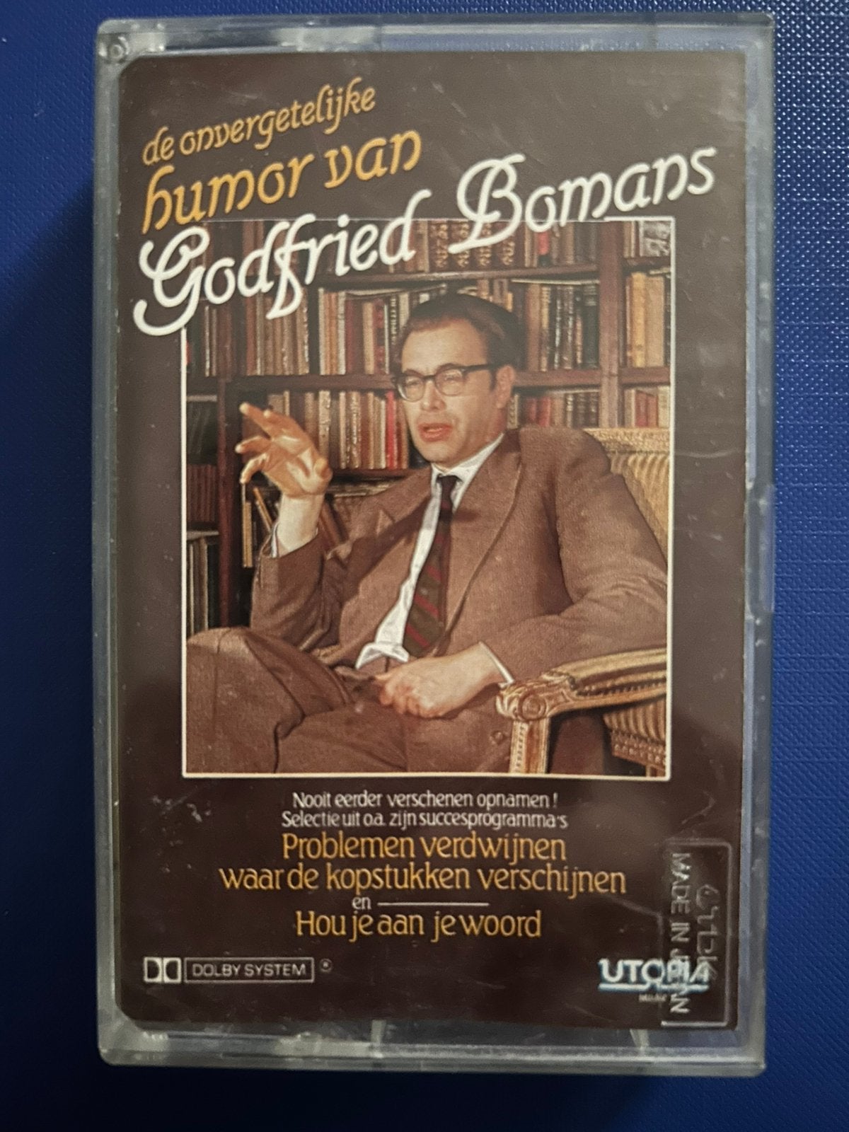 Godfriet Bomans Humor van Cassette, Cd's en Dvd's, Cassettebandjes, Ophalen of Verzenden, Gebruikt, 1 bandje