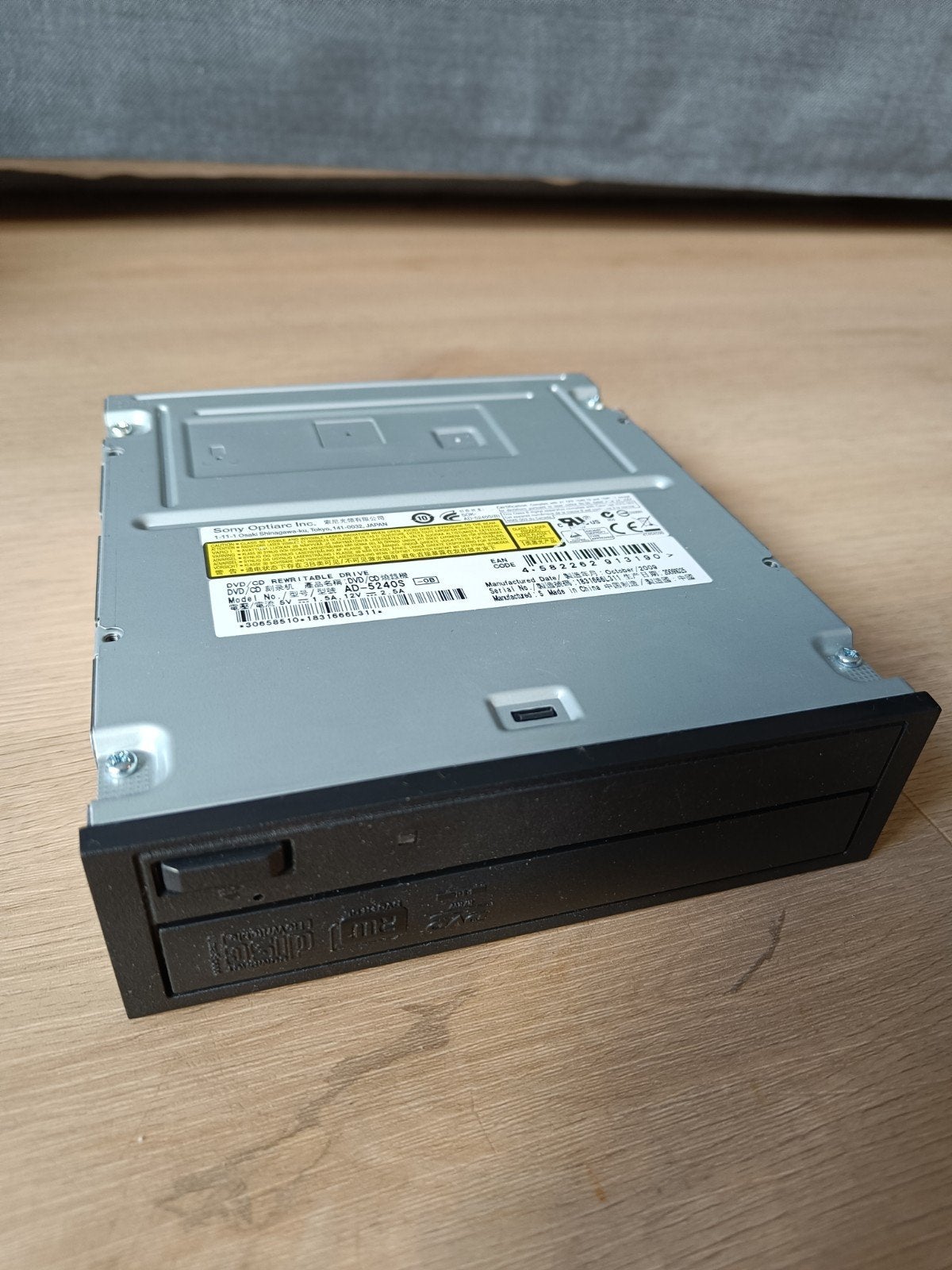 Sony Optiarc AD-5240S DVD/CD Rewritable Drive, Ophalen, Intern, Gebruikt, Cd