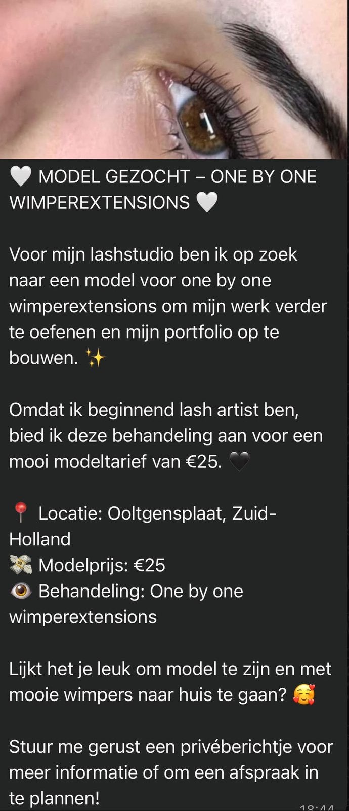 Lash extensions, Overige niveaus, Starter, Overige vormen