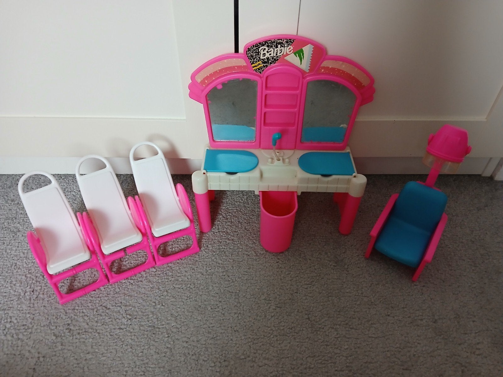 Vintage barbie hair salon, Ophalen of Verzenden, Gebruikt, Overige typen