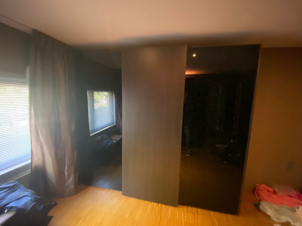 Solide kledingkast, Ophalen, 200 cm of meer, Met plank(en), Zo goed als nieuw