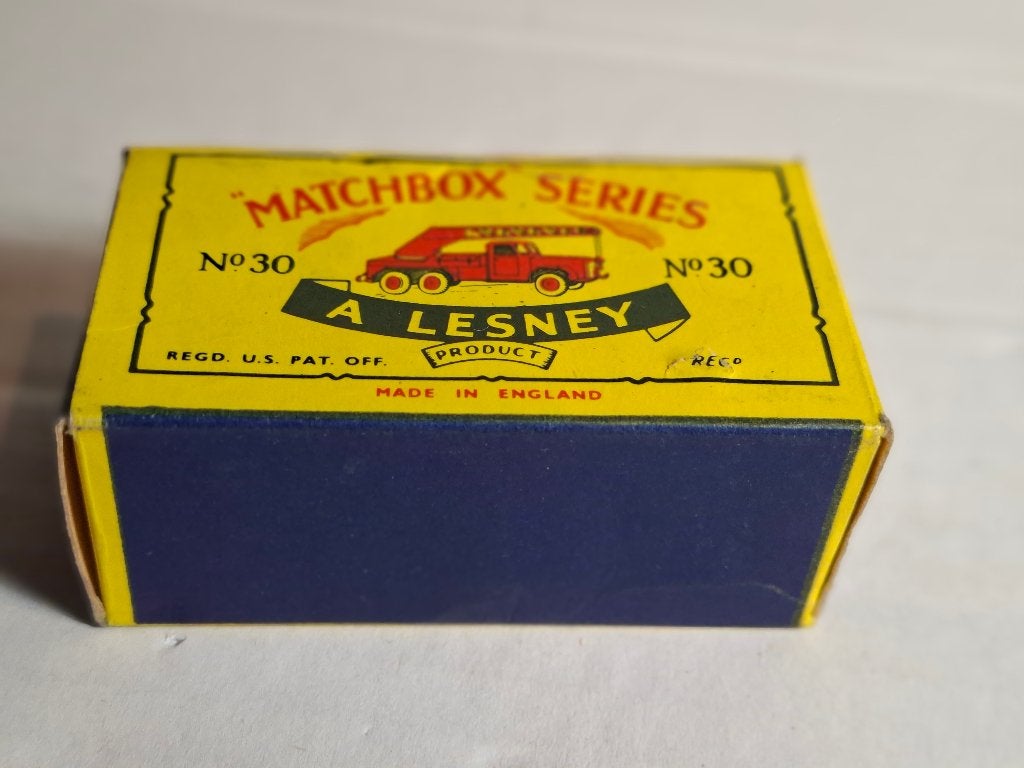 Matchbox Lesney # 30 B empty C box, Hobby en Vrije tijd, Modelauto's | Overige schalen, Verzenden, Gebruikt, Auto