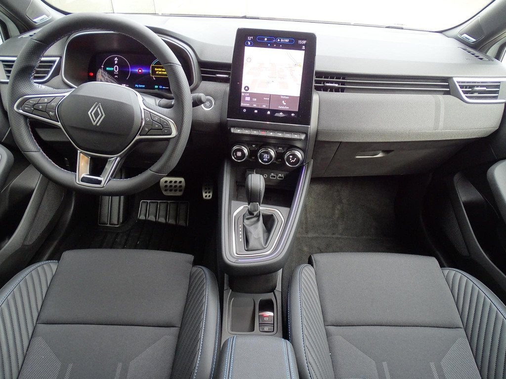 Renault Clio 1.6 E-Tech Full Hybrid 145 esprit Alpine PACK W, Auto's, 94 pk, 4 cilinders, Met garantie (alle), Leder en Stof