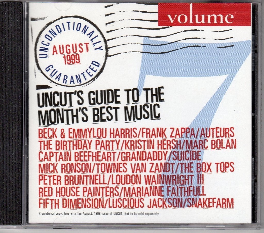 Uncut CD Aug 1999 unconditionally guaranteed vol 7 Zappa, Cd's en Dvd's, Ophalen of Verzenden, Zo goed als nieuw, Pop, Verzamelalbum