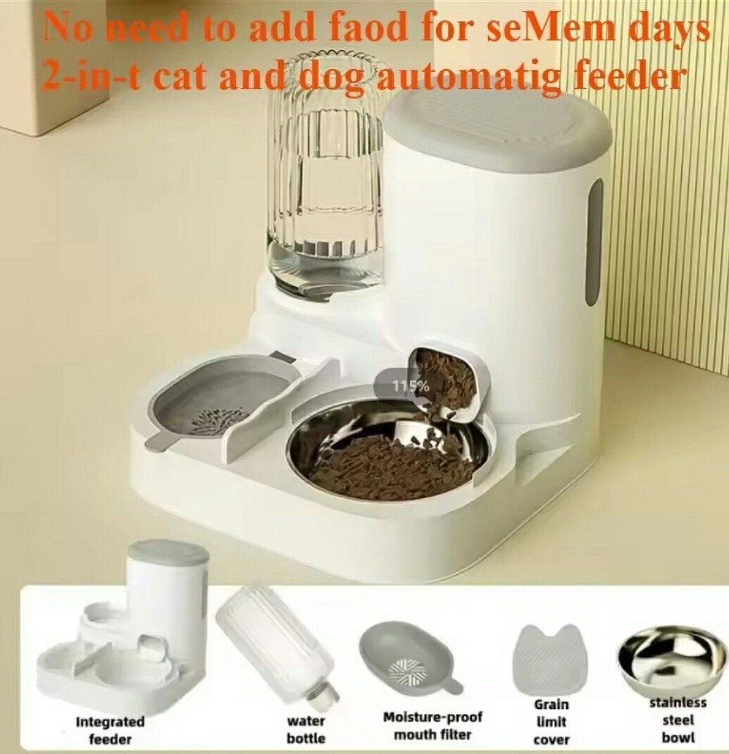 Katten voerbak + drinken, Dieren en Toebehoren, Kattenvoerbakken en Drinkbakken, Ophalen of Verzenden