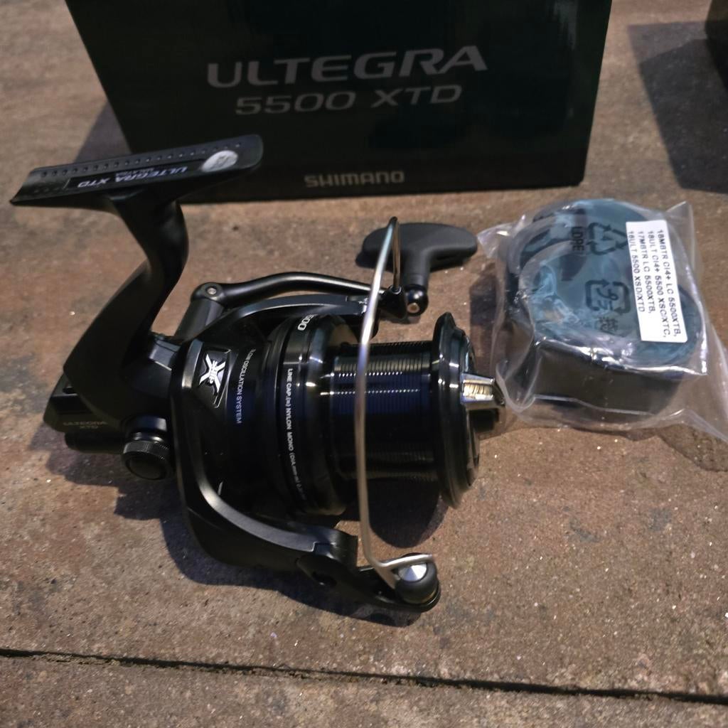 Shimano ultegra 5500 XTD, Watersport en Boten, Hengelsport | Karpervissen, Ophalen of Verzenden, Zo goed als nieuw, Molen