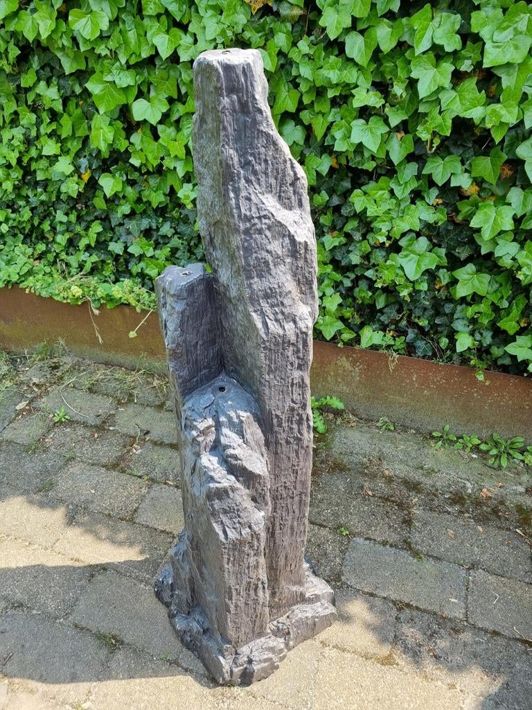 Waterornament met pomp en bak - 118 cm hoog, Tuin en Terras, Waterpartijen en Fonteinen, Ophalen, Gebruikt, Overige materialen