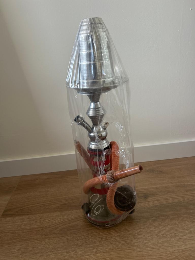 Nieuwe waterpijp met slang en accessoires, Ophalen of Verzenden, Nieuw, (Water)pijp