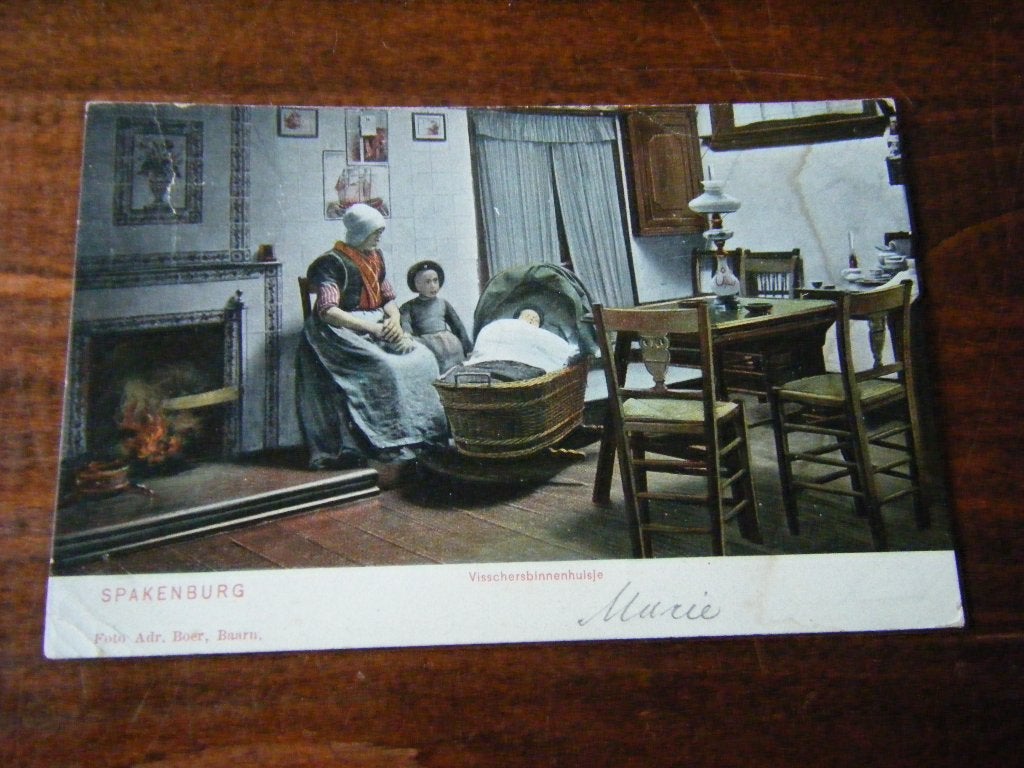 A43 - Spakenburg - Klederdracht - Wieg - Mooi/Oud, Verzamelen, Ophalen of Verzenden, Voor 1920, Utrecht