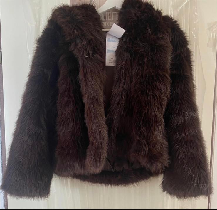 Faux fur jas maat S van Primark, Verzenden, Nieuw, Maat 38/40 (M), Bruin