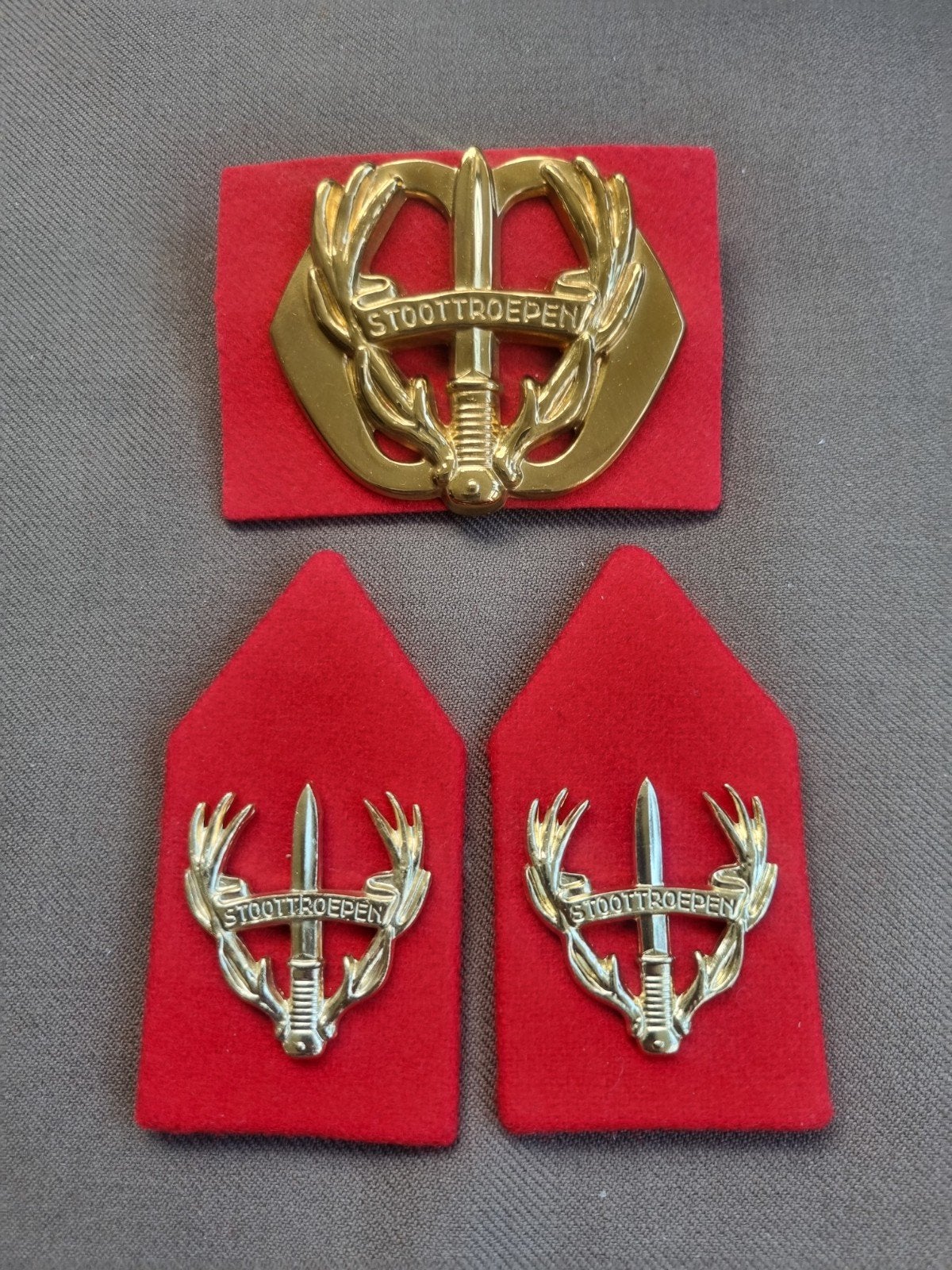 setje Regiment Stoottroepen (natosluiting), Ophalen of Verzenden, Landmacht, Nederland, Embleem of Badge