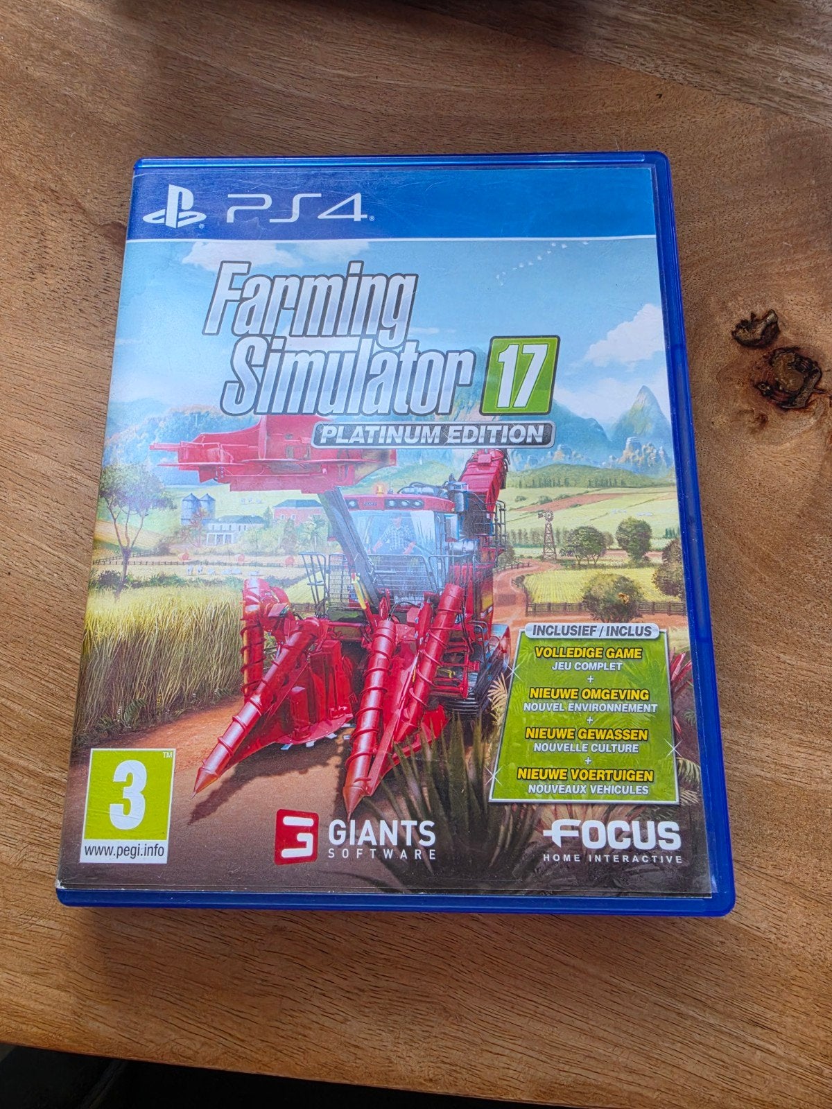 Farming Simulator 17 Platinum Edition PS4, Spelcomputers en Games, Online, Gebruikt, 1 speler, Ophalen of Verzenden
