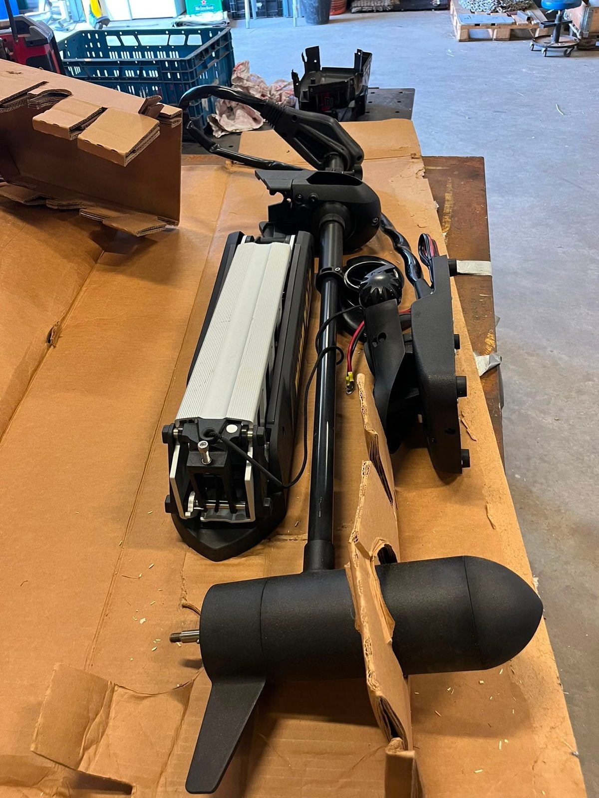 Minn Kota Fortrex 80 LBS 24V Boegmotor, Ophalen, Gebruikt, Met afstandsbediening, Elektrisch