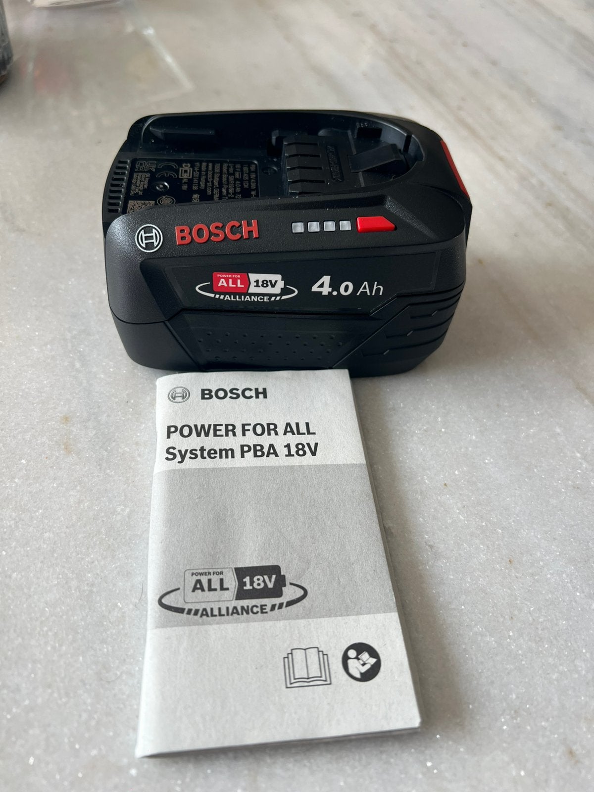 BOSCH Accu PBA 18V/4,0Ah, Ophalen of Verzenden, Nieuw