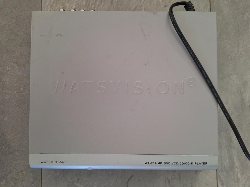 Watsvision WA-211-MP DVD/VCD/CD/CD-R Speler, Audio, Tv en Foto, Dvd-spelers, Ophalen of Verzenden, Gebruikt, Dvd-speler, Overige merken