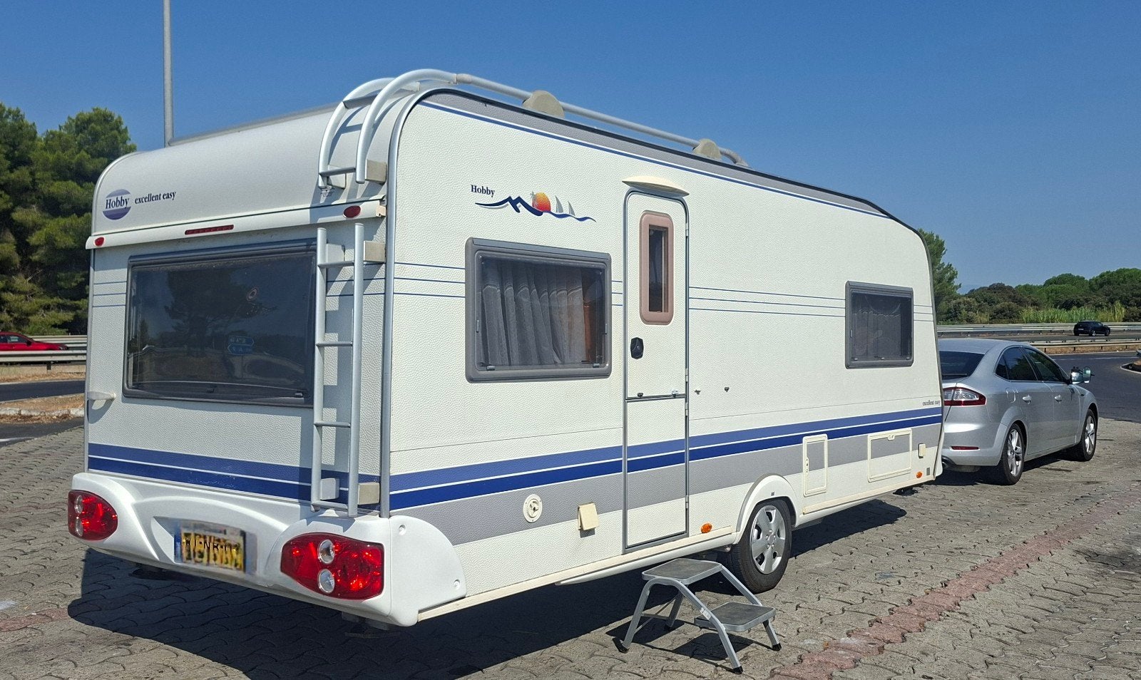 Hobby 540 UL excellent easy met mover., Caravans en Kamperen, Koelkast, Rondzit, Hobby, Particulier