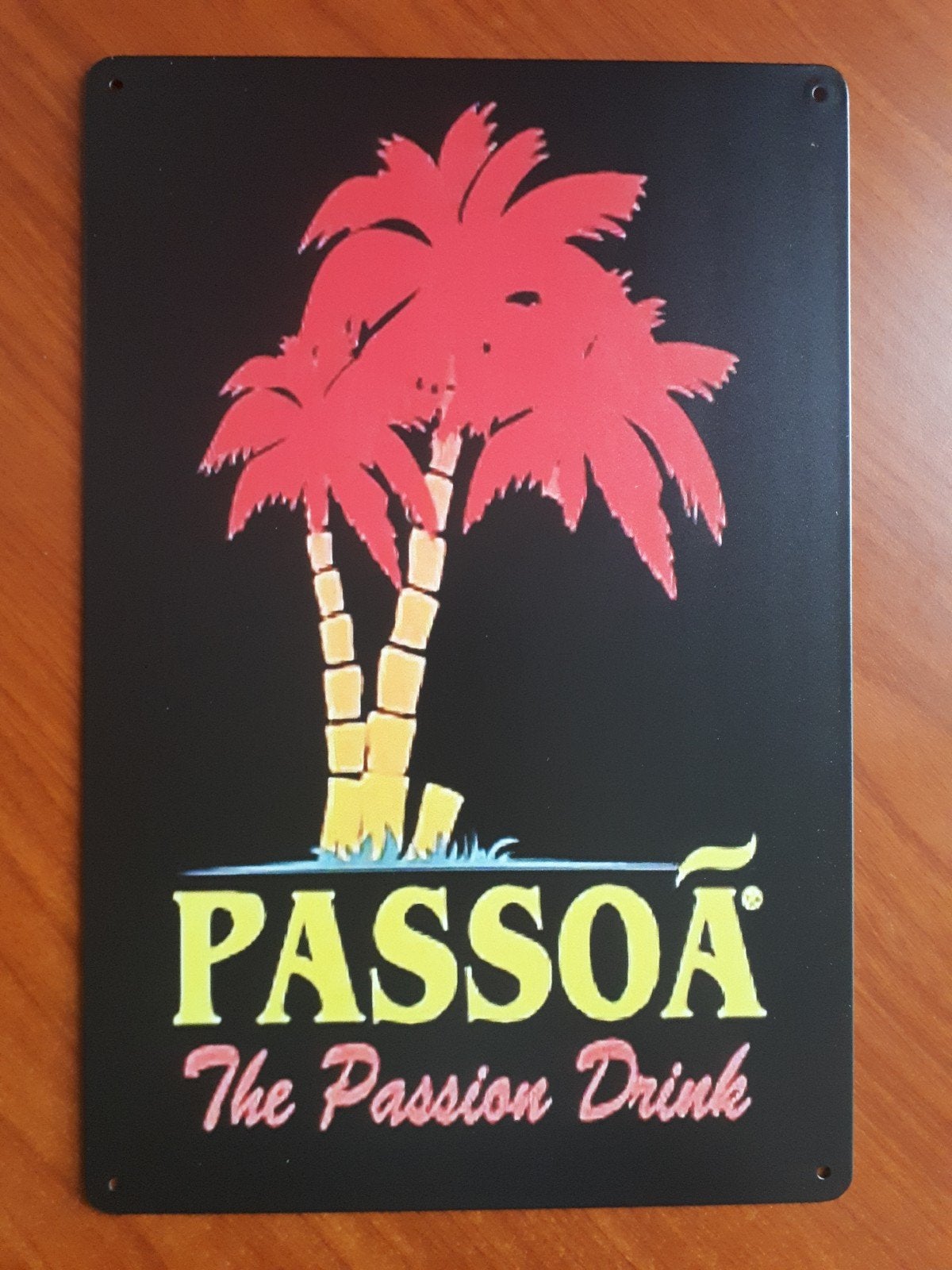 Passoa 20x30 cm Metalen Reclamebord, Verzamelen, Ophalen of Verzenden, Nieuw, Reclamebord