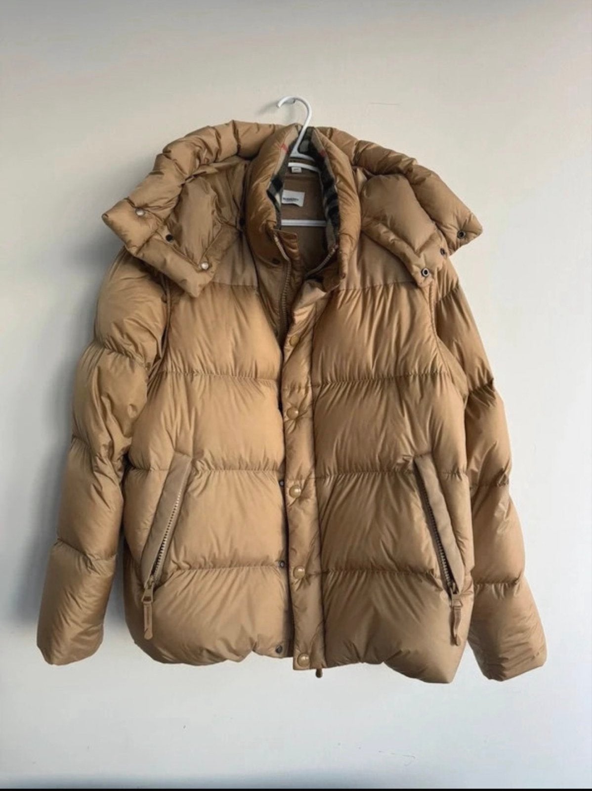 Burberry Puffer, Kleding | Heren, Ophalen of Verzenden, Zo goed als nieuw, Maat 48/50 (M), Beige