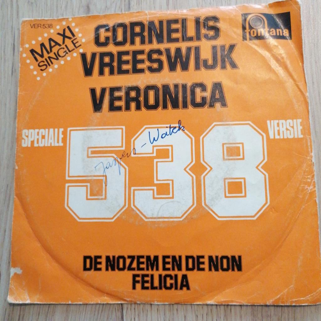 Cornelis Vreeswijk /veronica 538, Ophalen of Verzenden, Gebruikt, Nederlandstalig