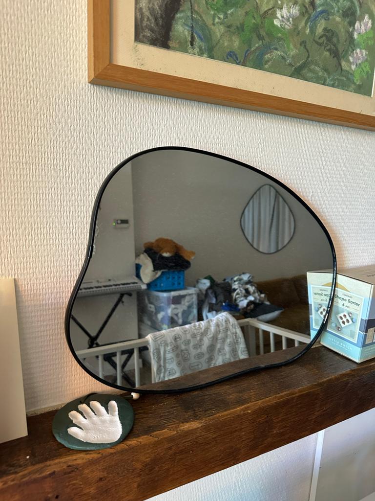 Set van zwart stalen meubels en huis accessoires, Ophalen, Zo goed als nieuw
