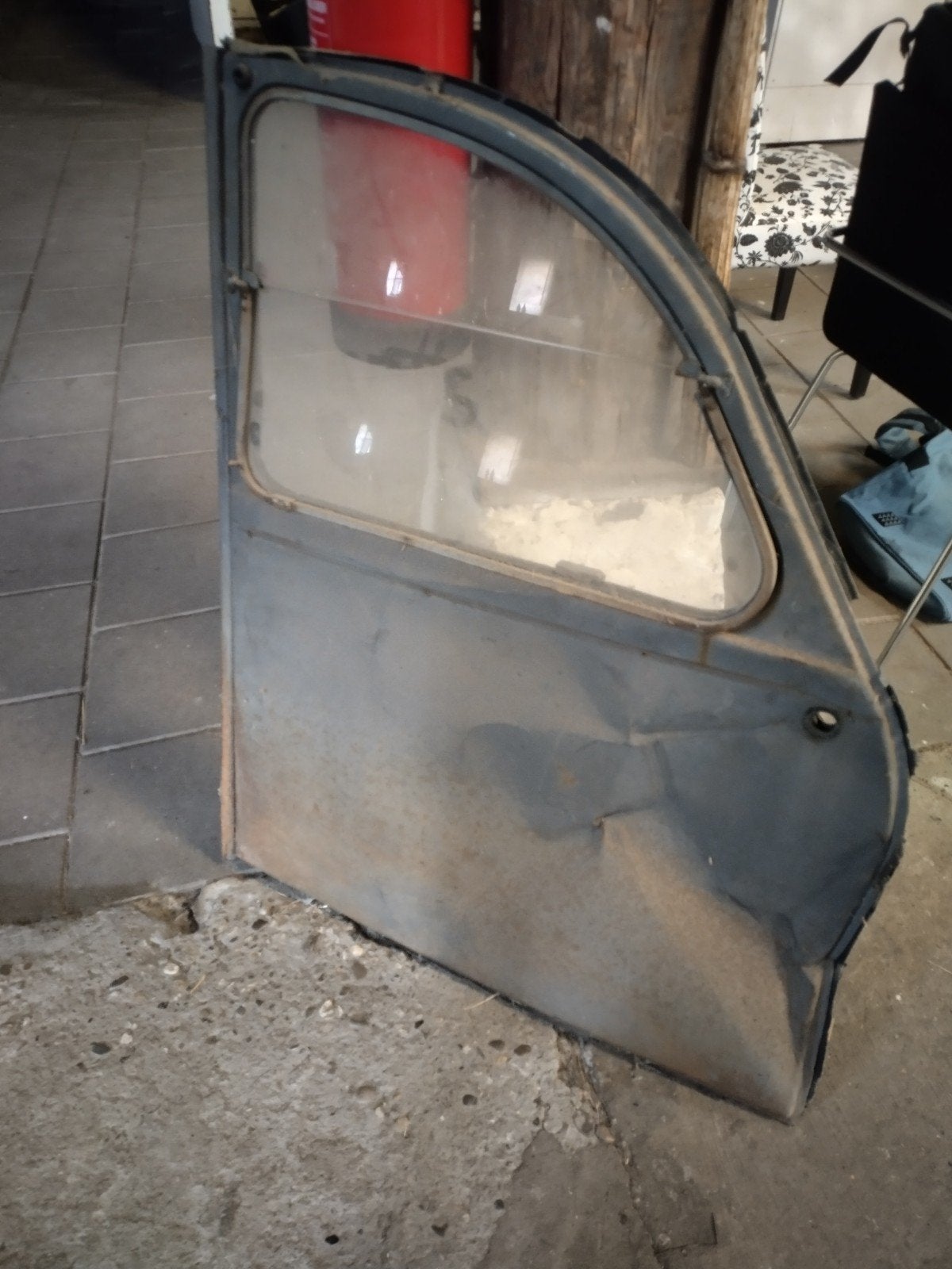 Deurtje Citroën 2CV eend 1956, leuk als deco, Ophalen, Nieuw
