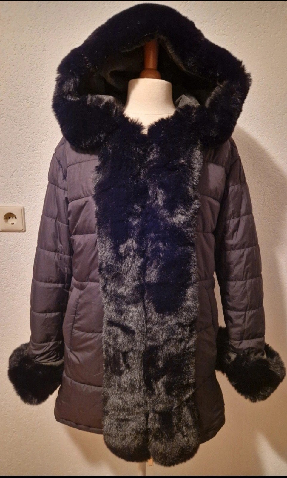winterjas jas nieuw L, Ophalen of Verzenden, Nieuw, Maat 42/44 (L), Zwart