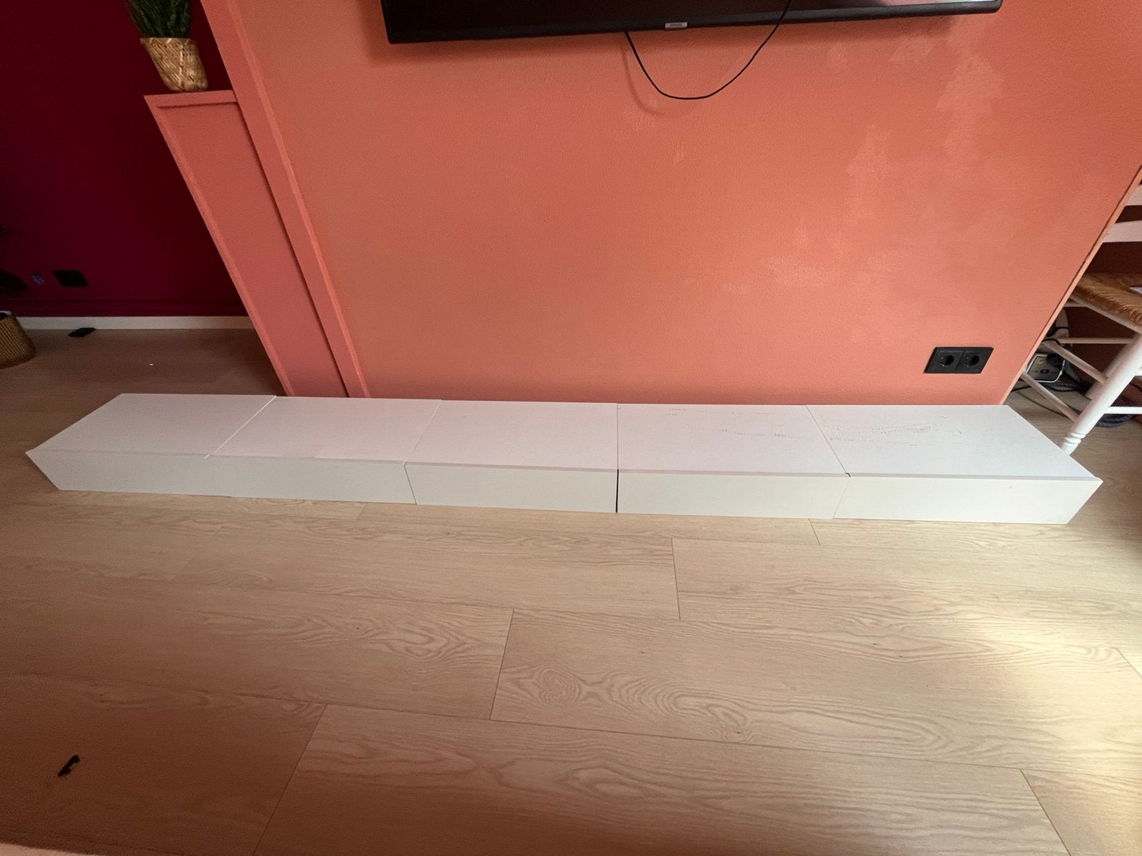 5 losse kastjes 60x35x15,5 cm, Ophalen, Nieuw, 50 tot 100 cm, 25 tot 50 cm