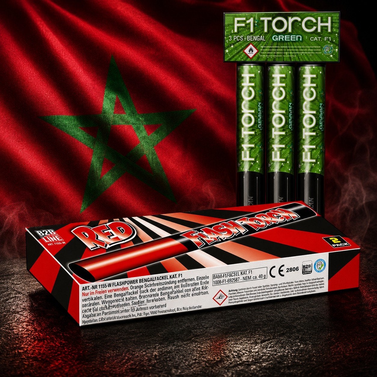 Fakkels WK Vuurwerk Categorie1, Ophalen, Nieuw, Feestartikel, Overige