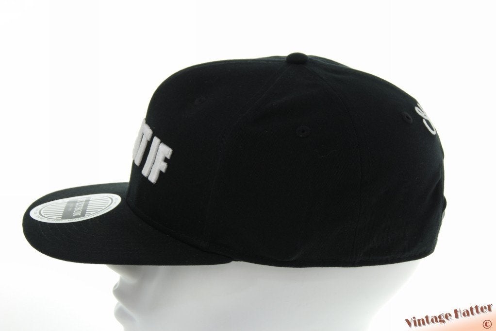 Baseball pet Stetson WHAT IF zwart katoen one size 53-61 NEW, Stetson, Nieuw, Pet, One size fits all