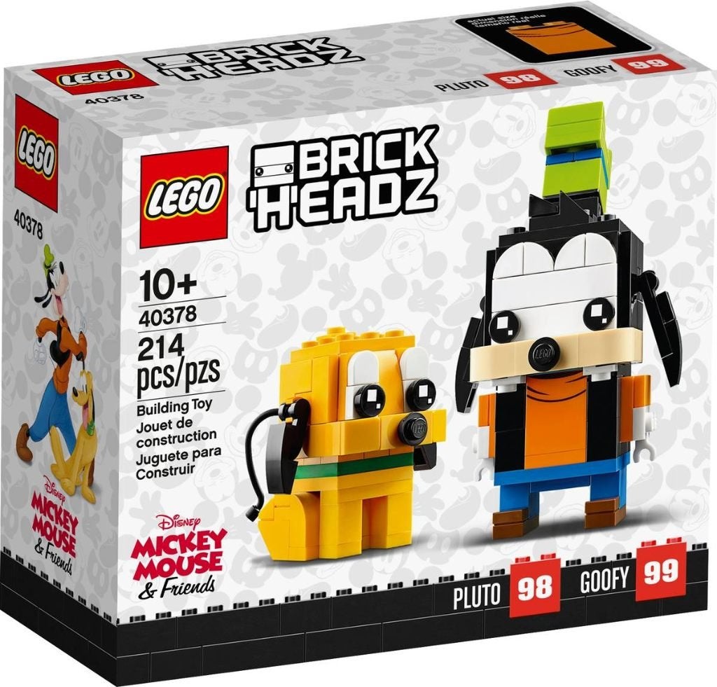 Lego 40378 Pluto & Goofy, Kinderen en Baby's, Speelgoed | Duplo en Lego, BrickHeadz, Lego, Nieuw, Ophalen of Verzenden