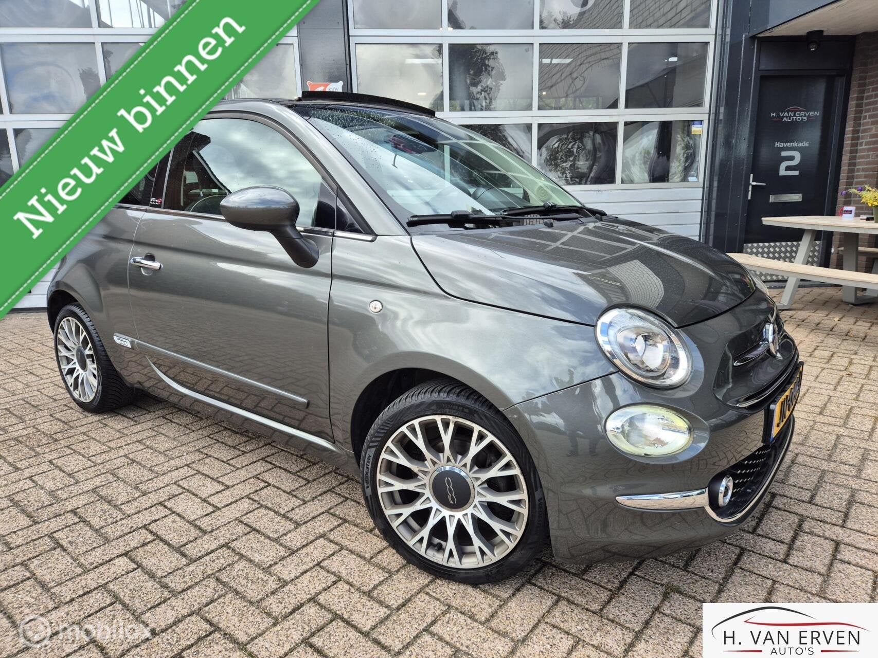 Fiat 500C 0.9 TwinAir Turbo CABRIO AUTOMAAT NAVI NAP 16", Auto's, Origineel Nederlands, Bedrijf, 26 km/l, 955 kg