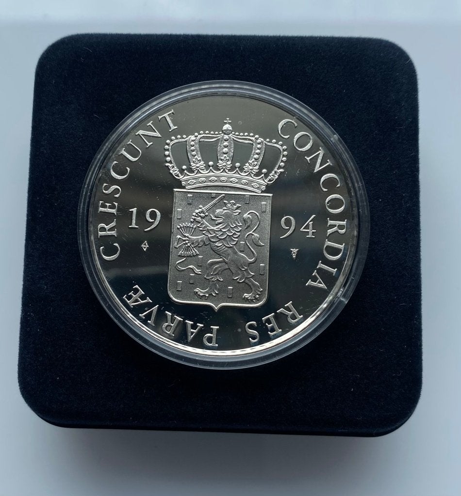 Zilveren Dukaat 1994 -naar dukaat van 1816, Ophalen of Verzenden, Zilver