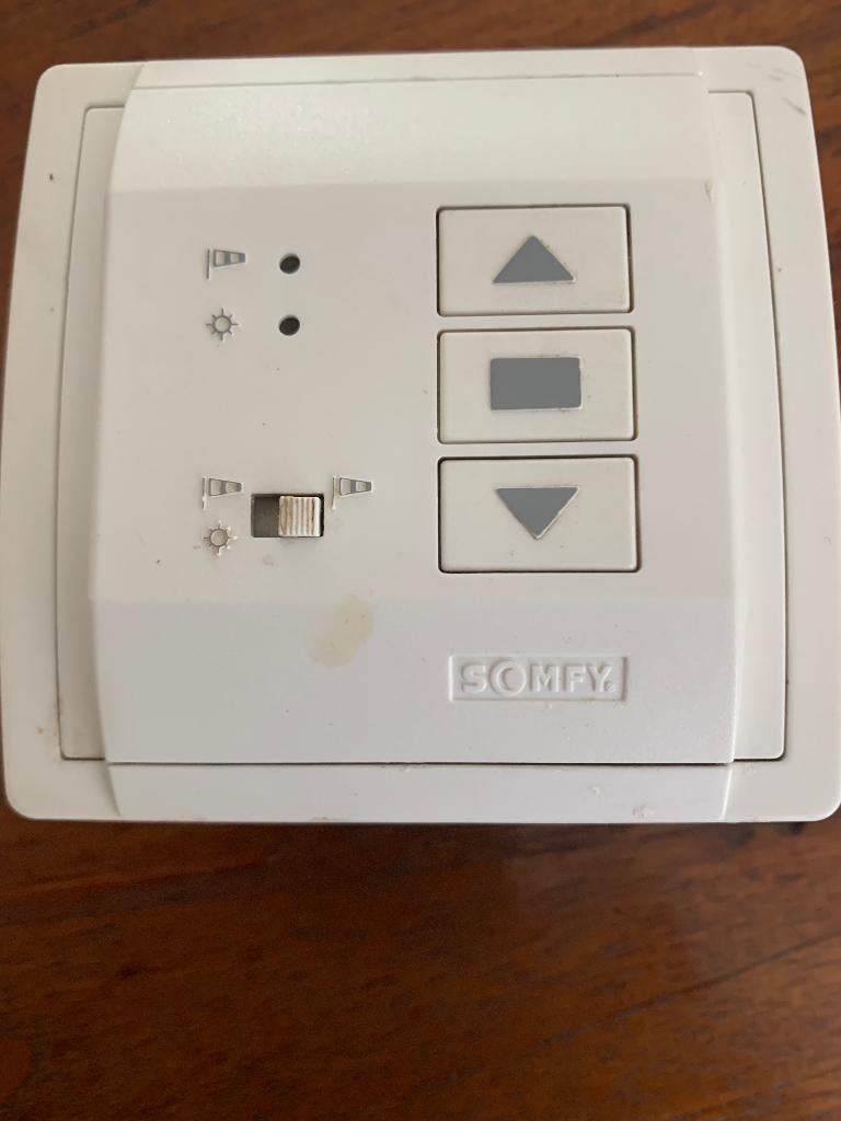 Somfy regeling, Ophalen, Gebruikt