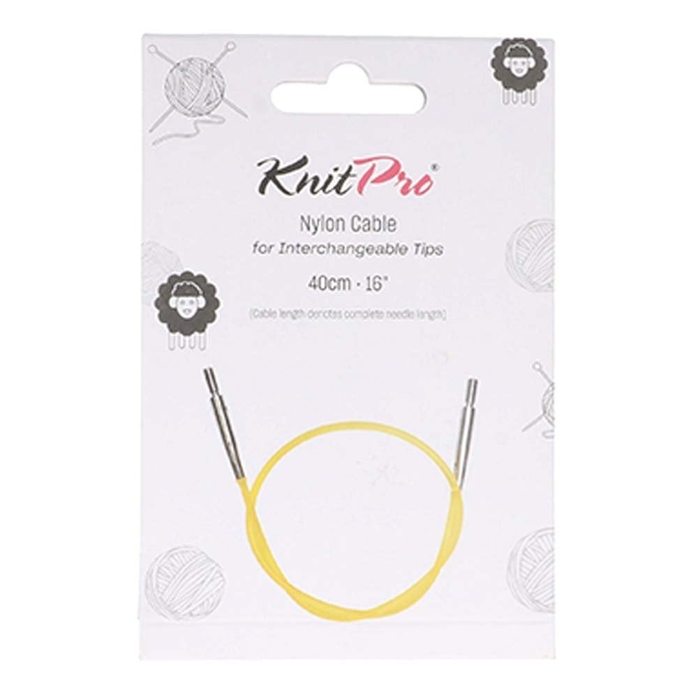 KnitPro Verwisselbare Nylon Kabel voor Breinaalden, Hobby en Vrije tijd, Ophalen of Verzenden, Nieuw, Breien, Naald