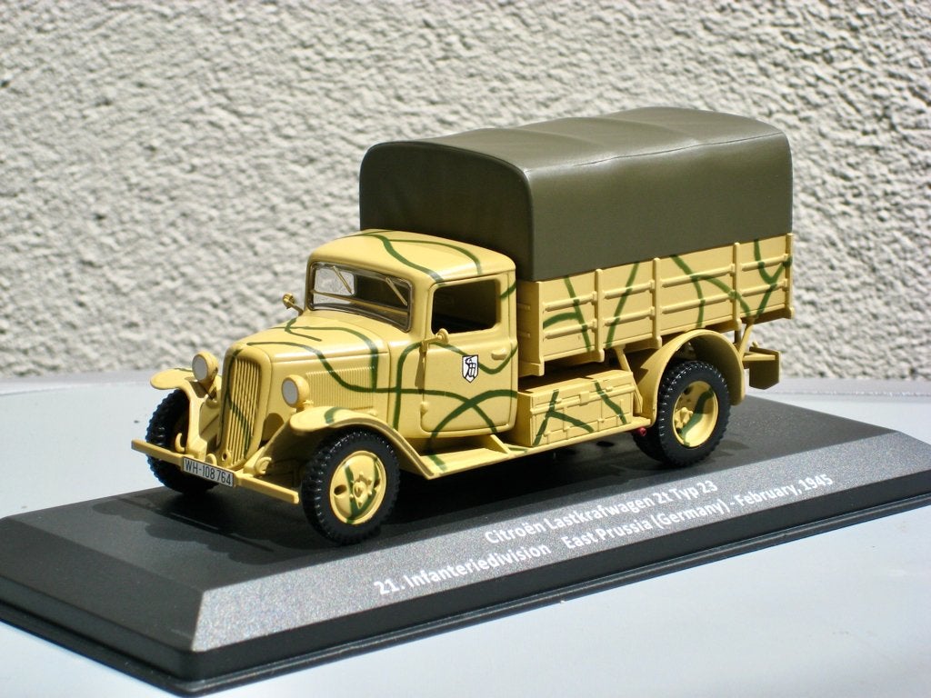 Citroen Type 23 Wehrmacht februari 1945 Altaya 1:43, Ophalen of Verzenden, Nieuw, Auto, Overige merken