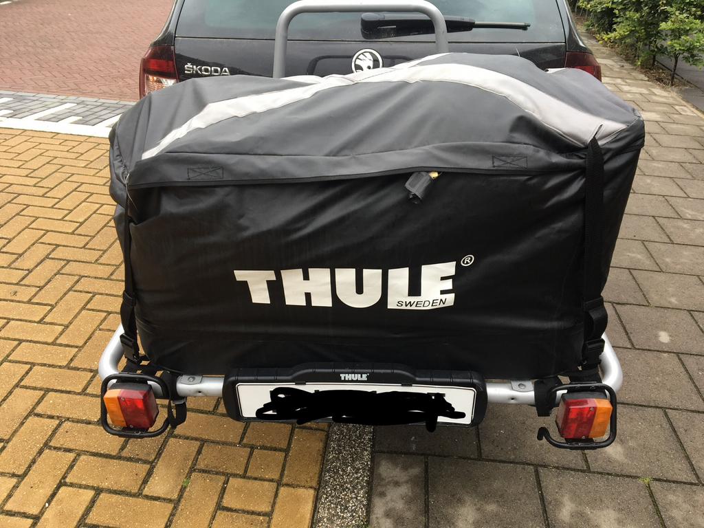Te huur: trekhaak tas, Ophalen, Gebruikt