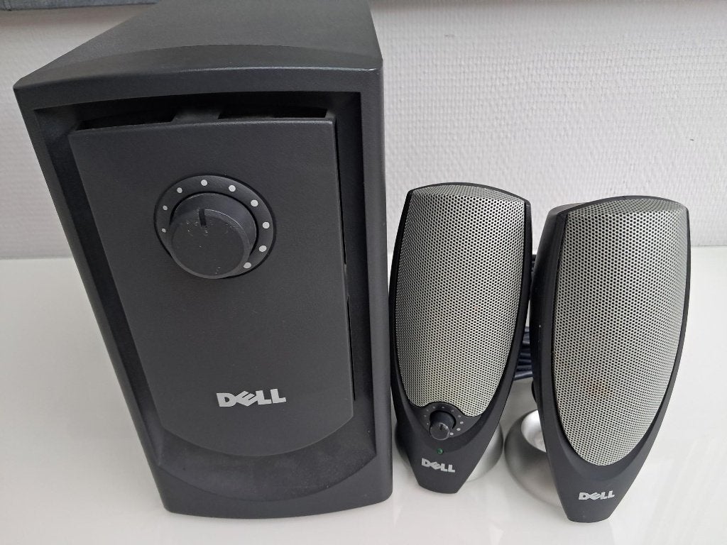Dell 2.1 Luidsprekerset met Subwoofer, Computers en Software, Pc speakers, Ophalen of Verzenden, Zo goed als nieuw, Audiokanaal 2.1