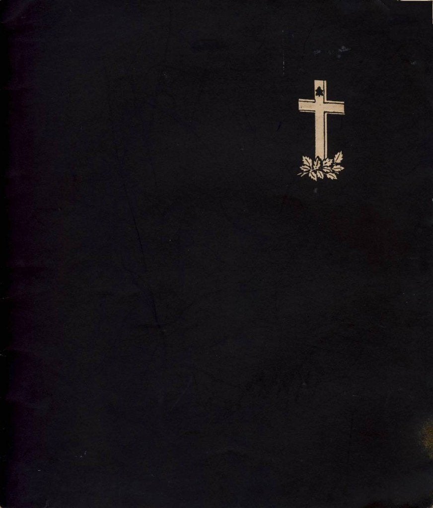 Memorial book of the three Canadian Military Cemeteries, Ophalen of Verzenden, Overige onderwerpen, Tweede Wereldoorlog, Gelezen