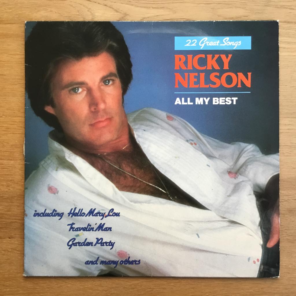 Ricky Nelson - All My Best LP, Ophalen, Gebruikt, 12 inch