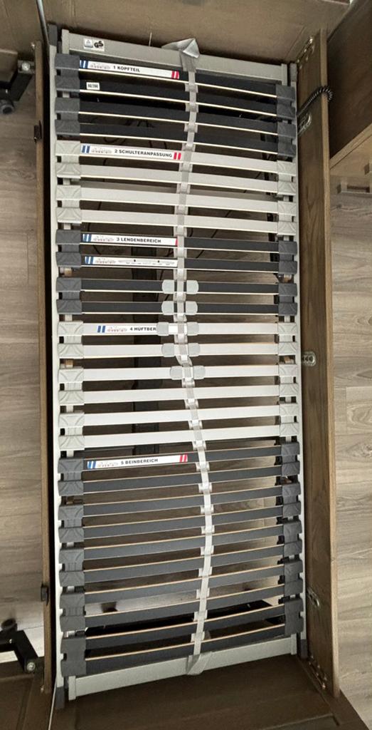 Electrische lattenbodems 2x 80x200 cm, hoofd/voet, SUPERDEAL, Ophalen, Tweepersoons, 80 cm