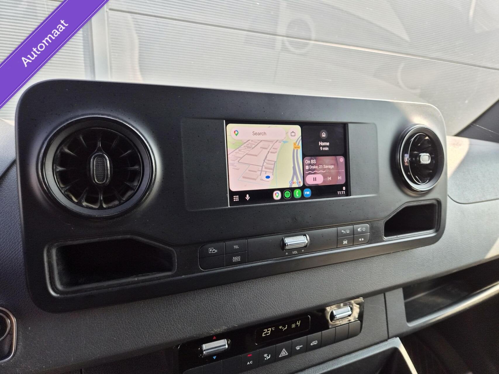 Mercedes Sprinter 2.2 CDI L2H2 Airco Camera Carplay Automaat, Auto's, Automaat, Gebruikt, 2000 kg, Wit