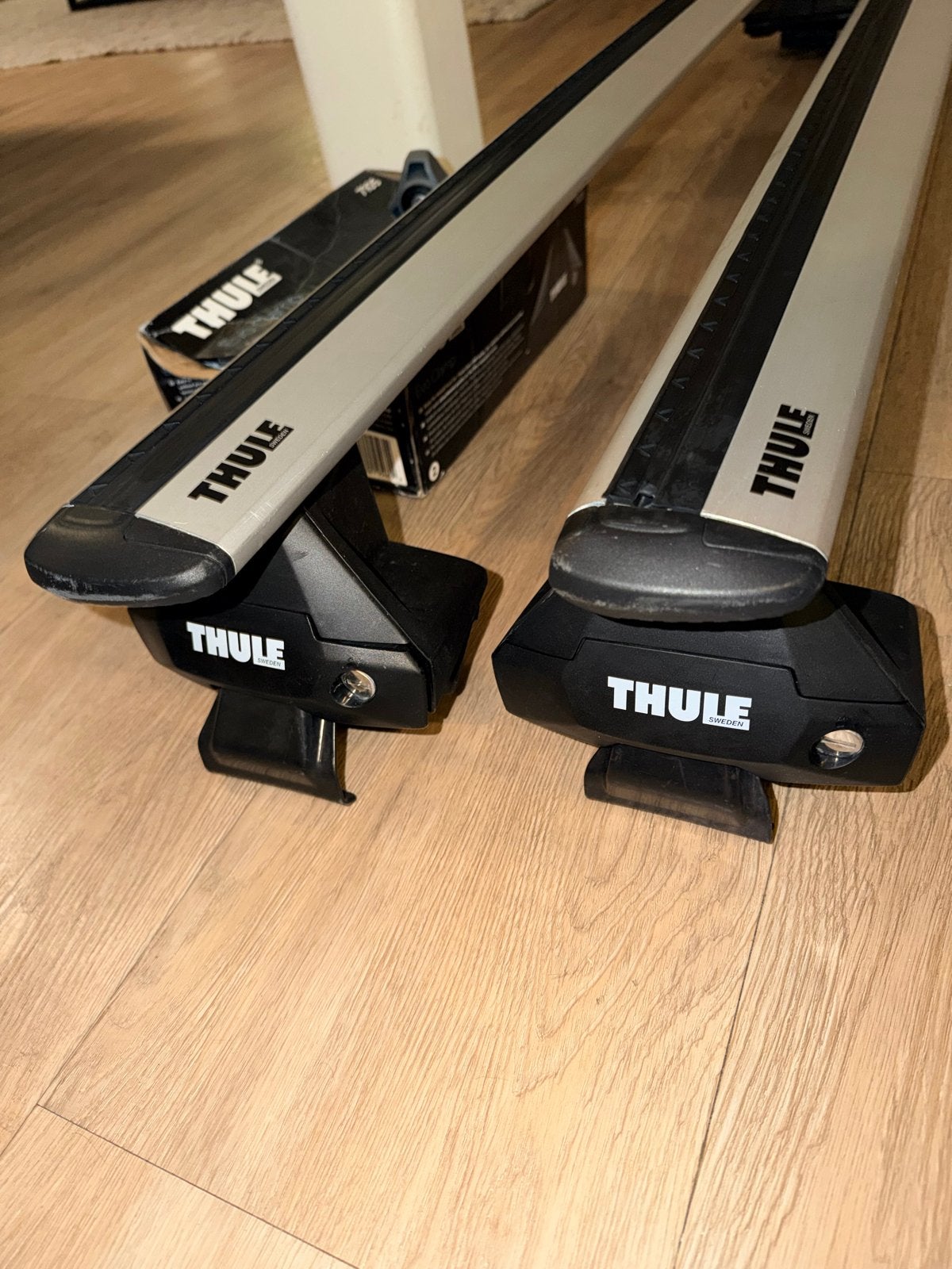 Thule dakdragers, Wingbar Evo incl. voeten: clamps type 7105, Auto diversen, Ophalen, Zo goed als nieuw