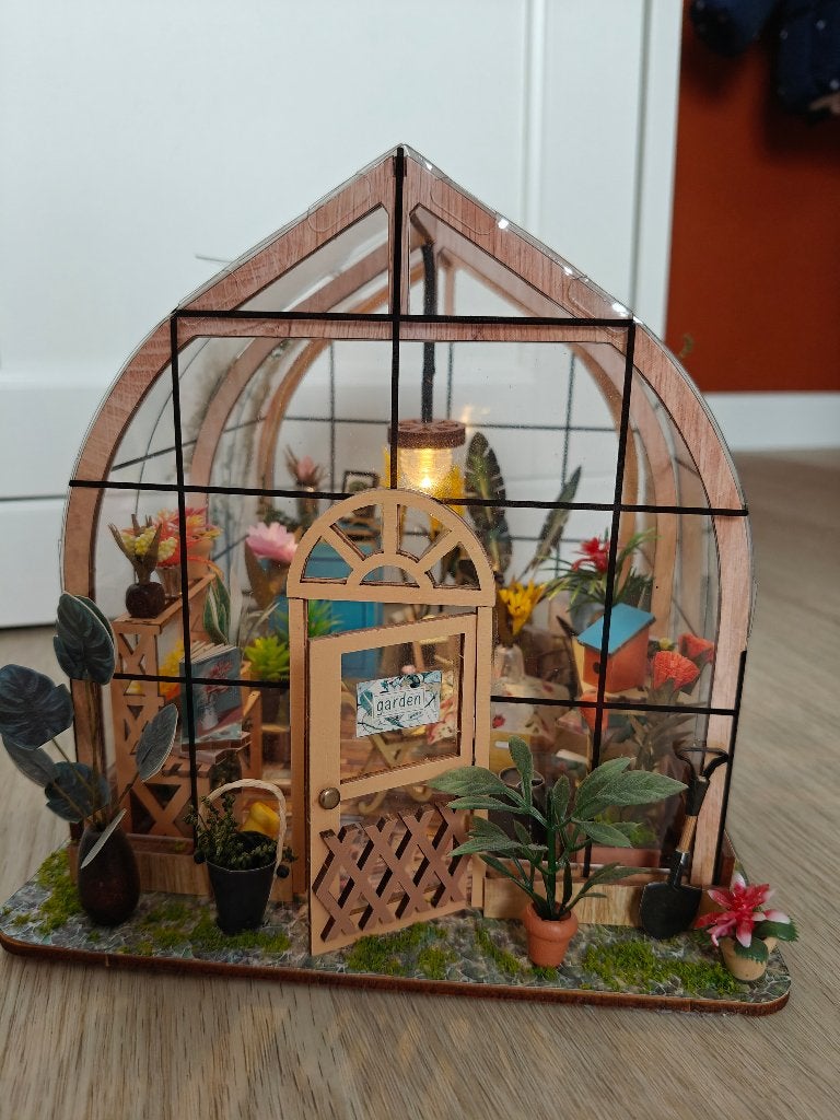 Miniatuur kas, Ophalen, Gebouwen, Nieuw, Meerkleurig